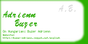 adrienn buzer business card